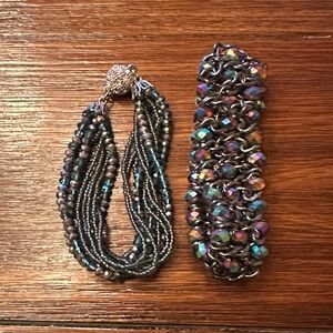 Elegant Multicolor Beaded Bracelet Set